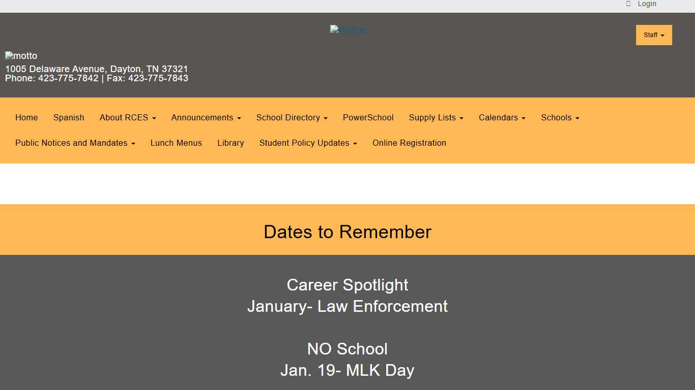 Home - Rhea Central Elementary School